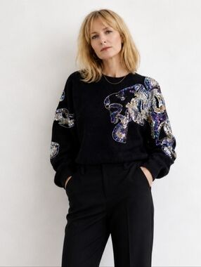 Collections | Vintage Hong Kong Sequin Lambswool PullOver Sweater